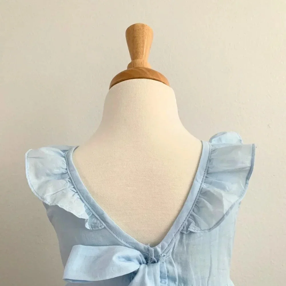 NWT Pretty Girls Sun Dress Eyelet Lace Embroidery Bohemian Spring & Summer 4T